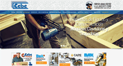 Desktop Screenshot of cebe-sa.com.ar